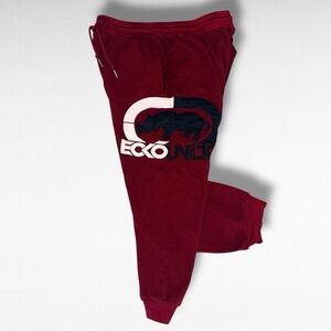 Ecko Unltd Maroon Logo Joggers Men’s Large